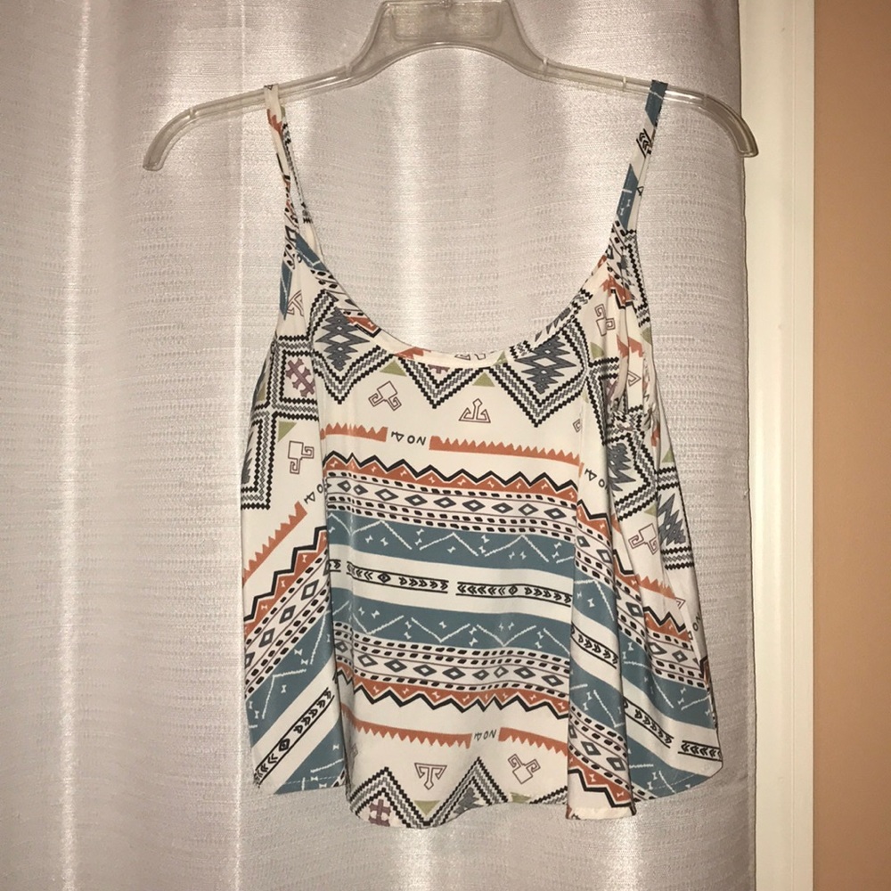 Tribal crop top